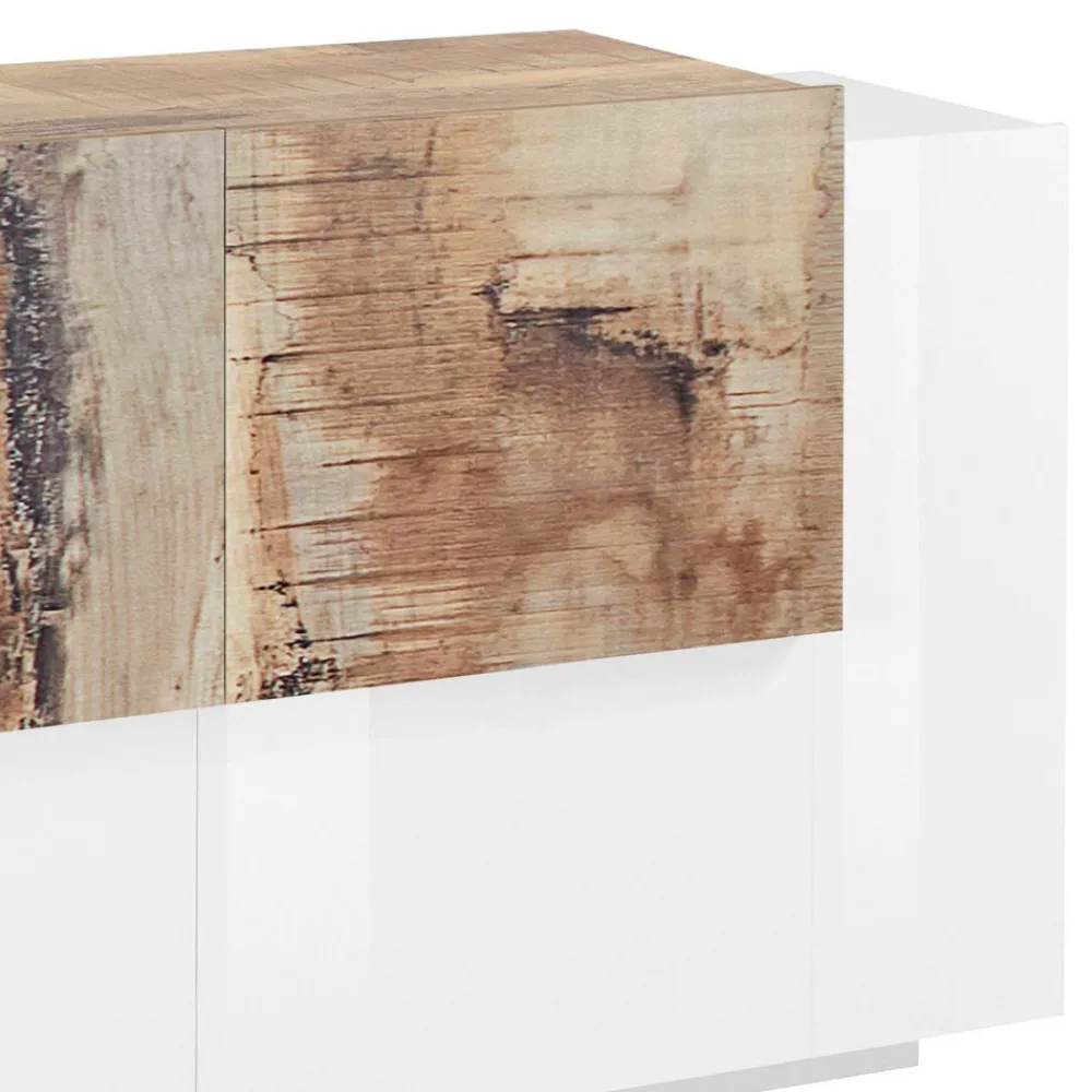 Viadurini Living Sideboards-Wohnzimmermöbel 2 Türen und 2 Türen in Holz 2 Ausführungen - Therese
