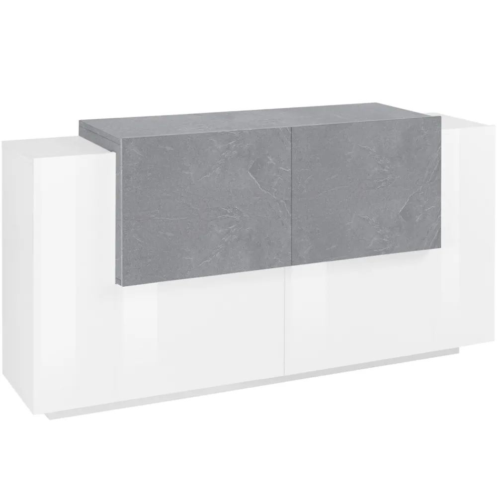 Viadurini Living Sideboards-Wohnzimmermöbel 2 Türen und 2 Türen in Holz 2 Ausführungen - Therese