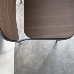 Viadurini Living Moderne Sessel-Wohnzimmersessel aus Holz und Metall Made in Italy 2 Stück - Saffia