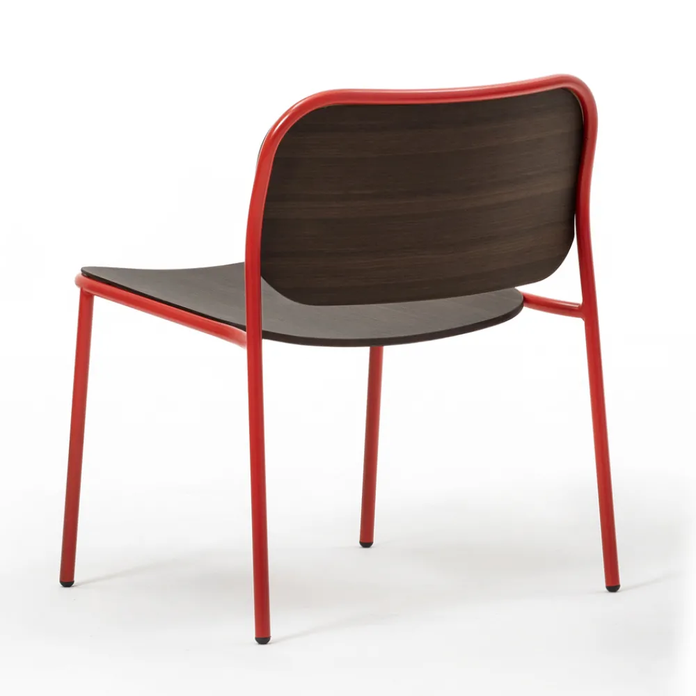 Viadurini Living Moderne Sessel-Wohnzimmersessel aus Holz und Metall Made in Italy 2 Stück - Saffia