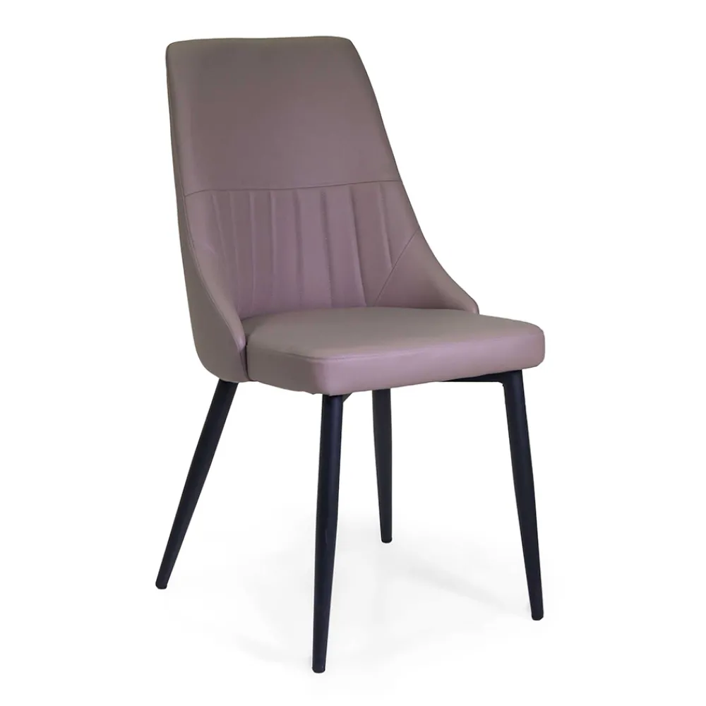 Viadurini Living Moderne Stühle-Wohnzimmersessel aus Metall und Öko-Leder in verschiedenen Ausführungen - Onde