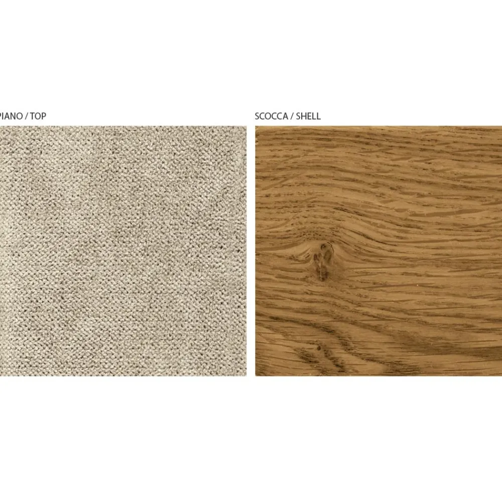 Viadurini Living Klassische Sessel-Wohnzimmersessel aus Stoff und Massivholz, hergestellt in Italien – Jordi