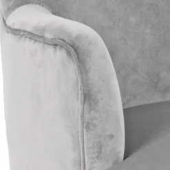 Viadurini Living Skandinavische Sessel-Wohnzimmersessel im skandinavischen Design mit Holz- und Samteffekt - Cinzio