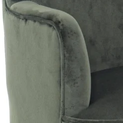 Viadurini Living Skandinavische Sessel-Wohnzimmersessel im skandinavischen Design mit Holz- und Samteffekt - Cinzio