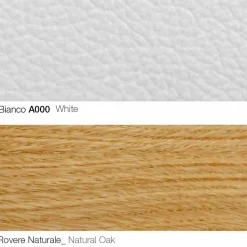 Viadurini Living Moderne Sessel-Wohnzimmersessel mit Fußstütze aus Leder und Holz Made in Italy - Butterfly