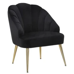 Viadurini Living Moderne Sessel-Wohnzimmersessel mit Stoffbezug und Metallbeinen - Shell