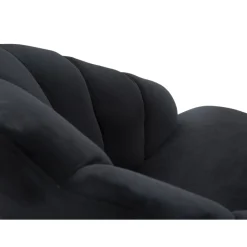 Viadurini Living Moderne Sessel-Wohnzimmersessel mit Stoffbezug und Metallbeinen - Shell