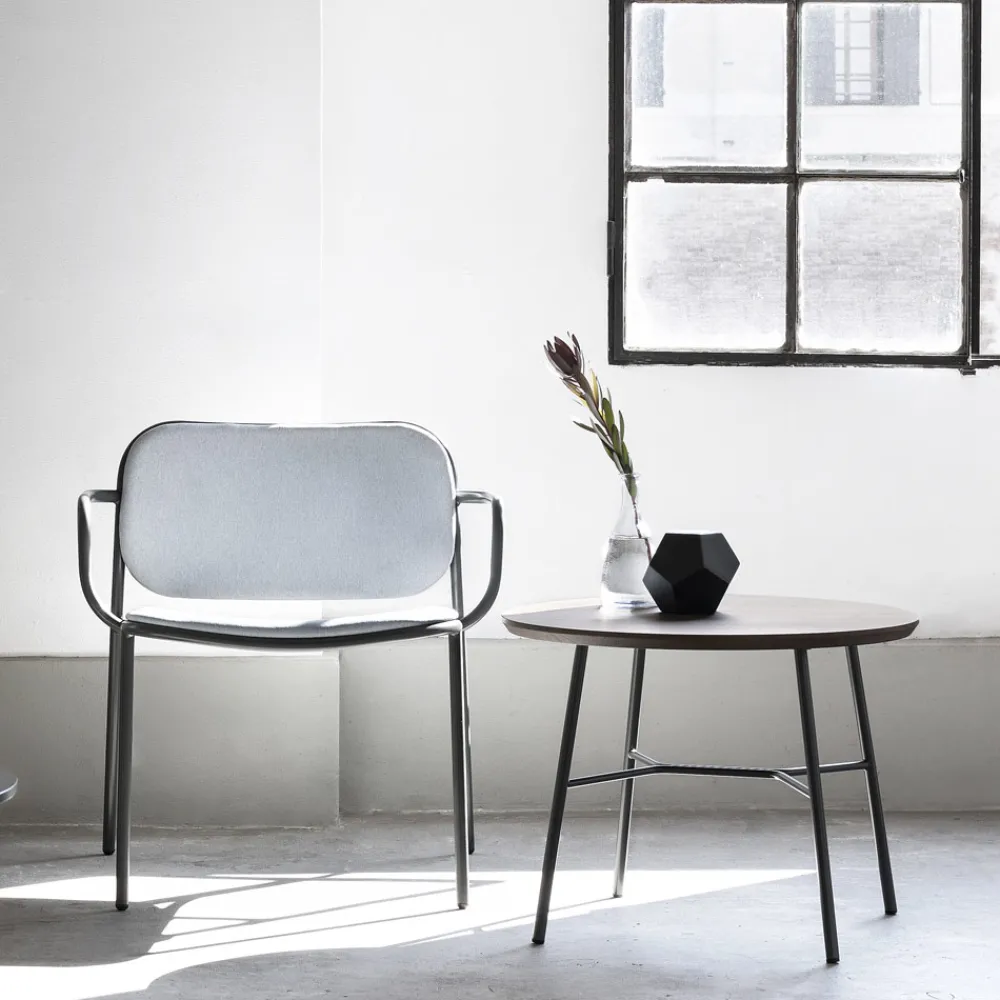 Viadurini Living Moderne Sessel-Wohnzimmersessel mit Stoffbezug Made in Italy 2 Stück - Sangria