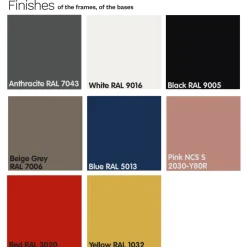 Viadurini Living Moderne Sessel-Wohnzimmersessel mit Stoffbezug Made in Italy 2 Stück - Sangria