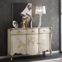 Viadurini Classic Anrichte-Wohnzimmer-Sideboard aus Nussbaum oder weißem Holz Made in Italy - Ottaviano