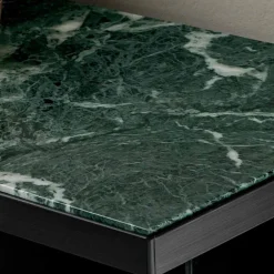 Viadurini Living Sideboards-Wohnzimmer-Sideboard aus Rauchglas und grünem oder rotem Marmor mit Led, Luxus-Leonarda