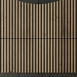 Viadurini Living Sideboards-Wohnzimmer-Sideboard mit 4 Türen in nordischer Eichenoptik – Bente