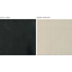 Viadurini Living Sideboards-Wohnzimmer-Sideboard mit 4 Türen in rustikaler geknoteter Eiche und anthrazitfarbenem Glas – Ove