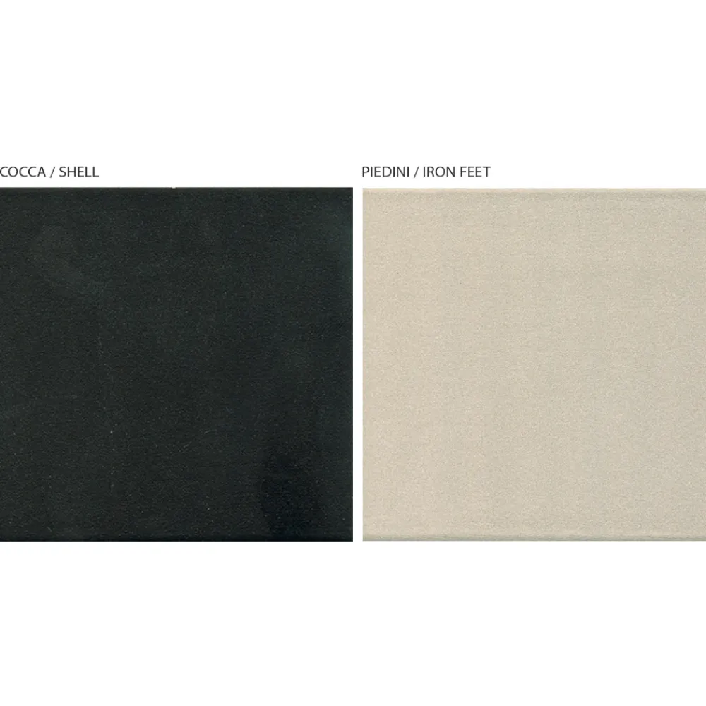 Viadurini Living Sideboards-Wohnzimmer-Sideboard mit 4 Türen in rustikaler geknoteter Eiche und anthrazitfarbenem Glas – Ove