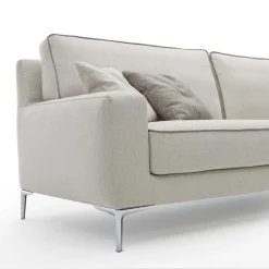Viadurini Living Moderne Sofas-Wohnzimmersofa aus abnehmbarem Stoff in Weiß oder Gelb Made in Italy - Teneriffa