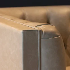 Viadurini Living Moderne Sofas-Wohnzimmersofa mit Holzstruktur und Füßen Made in Italy - Comico