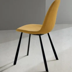 Viadurini Living Moderne Stühle-Wohnzimmerstuhl aus farbigem Stoff mit 4-teiliger Polsterung - Hulk