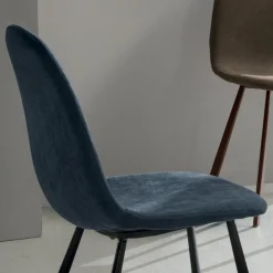 Viadurini Living Moderne Stühle-Wohnzimmerstuhl aus farbigem Stoff mit 4-teiliger Polsterung - Hulk