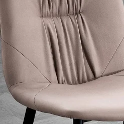 Viadurini Living Moderne Stühle-Wohnzimmerstuhl aus Faserstoff mit Ledereffekt und Metall Made in Italy - Gohan