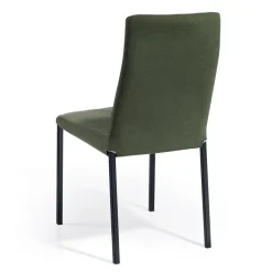 Viadurini Living Design Stühle-Wohnzimmerstuhl aus grünem Stoff, hergestellt in Italien – Fiorito