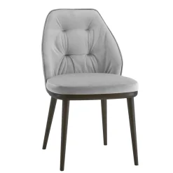 Viadurini Living Design Stühle-Wohnzimmerstuhl aus lackiertem Holz und Samtsitz Made in Italy - Attendo