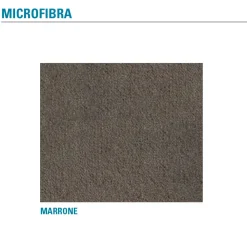 Viadurini Living Design Stühle-Wohnzimmerstuhl aus Metall und Mikrofasersitz Made in Italy, 2 Stück - Fabiola