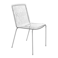 Viadurini Living Design Stühle-Wohnzimmerstuhl aus Plexiglas und Eisen, hergestellt in Italien, 2 Stück – Pumbaa