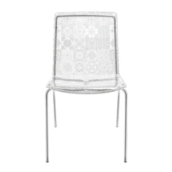 Viadurini Living Design Stühle-Wohnzimmerstuhl aus Plexiglas und Eisen, hergestellt in Italien, 2 Stück – Pumbaa