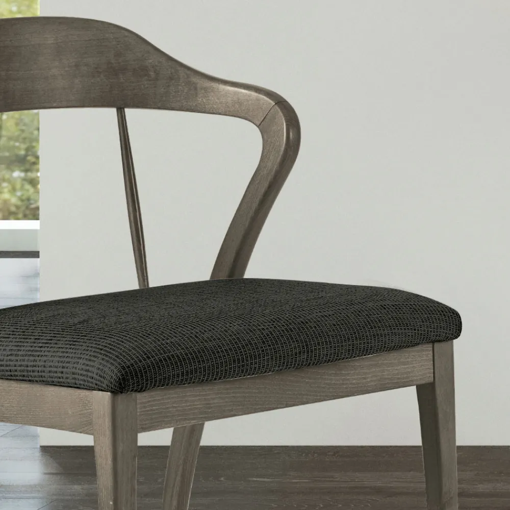 Viadurini Living Moderne Stühle-Wohnzimmerstuhl aus Stoff und massivem Buchenholz, hergestellt in Italien – Rein