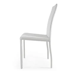 Viadurini Living Design Stühle-Wohnzimmerstuhl gepolstert mit hellgrauem Stoff, hergestellt in Italien – Blumen