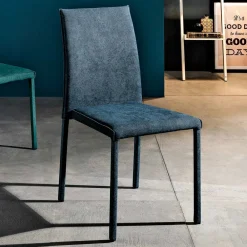 Viadurini Living Moderne Stühle-Wohnzimmerstuhl komplett gepolstert mit Stoff Made in Italy - Rosetta