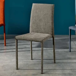 Viadurini Living Moderne Stühle-Wohnzimmerstuhl komplett gepolstert mit Stoff Made in Italy - Rosetta