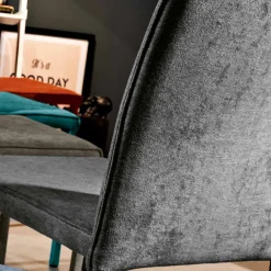 Viadurini Living Moderne Stühle-Wohnzimmerstuhl komplett gepolstert mit Stoff Made in Italy - Rosetta