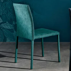 Viadurini Living Moderne Stühle-Wohnzimmerstuhl komplett gepolstert mit Stoff Made in Italy - Rosetta