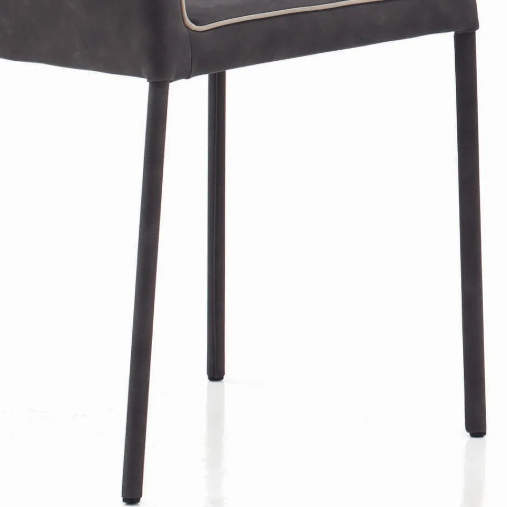 Viadurini Living Design Stühle-Wohnzimmerstuhl mit gepolsterten und lackierten Beinen, hergestellt in Italien – Catania