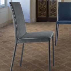 Viadurini Living Design Stühle-Wohnzimmerstuhl mit gepolsterten und lackierten Beinen, hergestellt in Italien – Catania