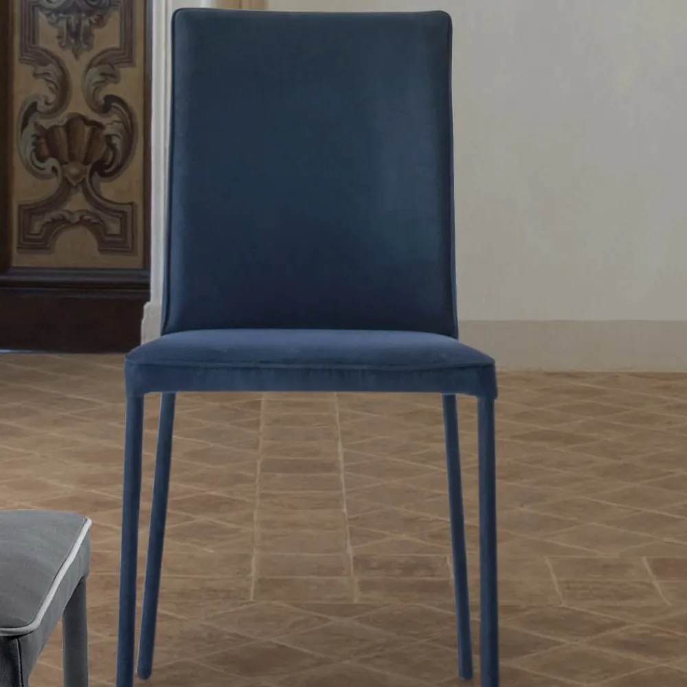 Viadurini Living Design Stühle-Wohnzimmerstuhl mit gepolsterten und lackierten Beinen, hergestellt in Italien – Catania