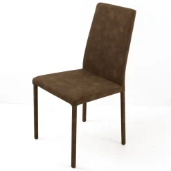 Viadurini Living Moderne Stühle-Wohnzimmerstuhl mit hoher Rückenlehne aus Kunstleder Made in Italy - Orietta