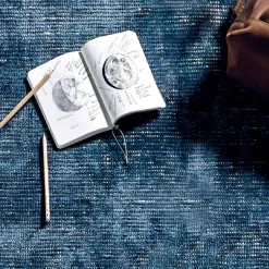 Viadurini Carpets Teppiche-Wohnzimmerteppich aus Baumwolle, Viskose und Wolle Hergestellt auf Handwebstuhl - Melita