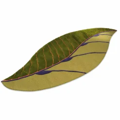 Viadurini Living Teppiche-Wohnzimmerteppich in Blattform aus handgetufteter Wolle Made in Italy - Acino