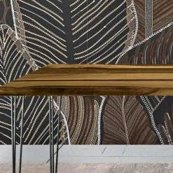 Viadurini Living Esstische-Wohnzimmertisch aus Eiche und farbigem Epoxidharz, hergestellt in Italien – Magnus