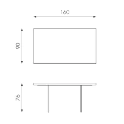 Viadurini Living Esstische-Wohnzimmertisch aus Eichenfurnier und Sockel aus gehärtetem Glas – Nicofisso