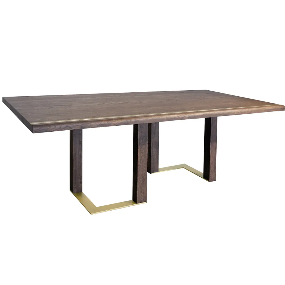 Viadurini Living Esstische Nach Mass|Esstische-Wohnzimmertisch mit Struktur aus Asteiche Made in Italy - Giusy