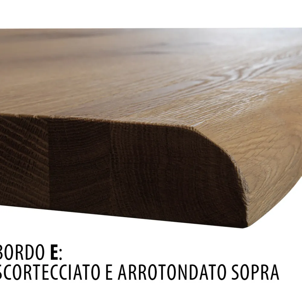 Viadurini Living Esstische Nach Mass|Esstische-Wohnzimmertisch mit Struktur aus Asteiche Made in Italy - Giusy