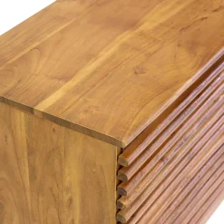 Viadurini Living Tv-Möbel-Wohnzimmer-TV-Ständer aus Akazienholz - Vortice