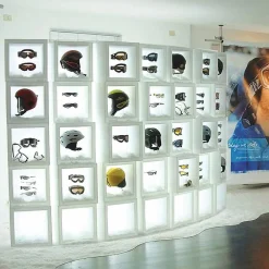 SLIDE Wandregale-Würfelförmiges helles Regal mit modernem Design Open Cube, hergestellt in Italien