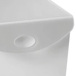 Viadurini Bathroom Wäschekörbe-Wäschebehälter aus Holz und farbigem Acrylglas - Brugio