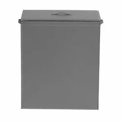 Limac Design Wäschekörbe-Wäschekorb aus Leder mit einem rechteckigen Design-Basis Peter