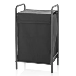 Viadurini Bathroom Wäschekörbe-Wäschekorb aus Metall und Stoff - Musik