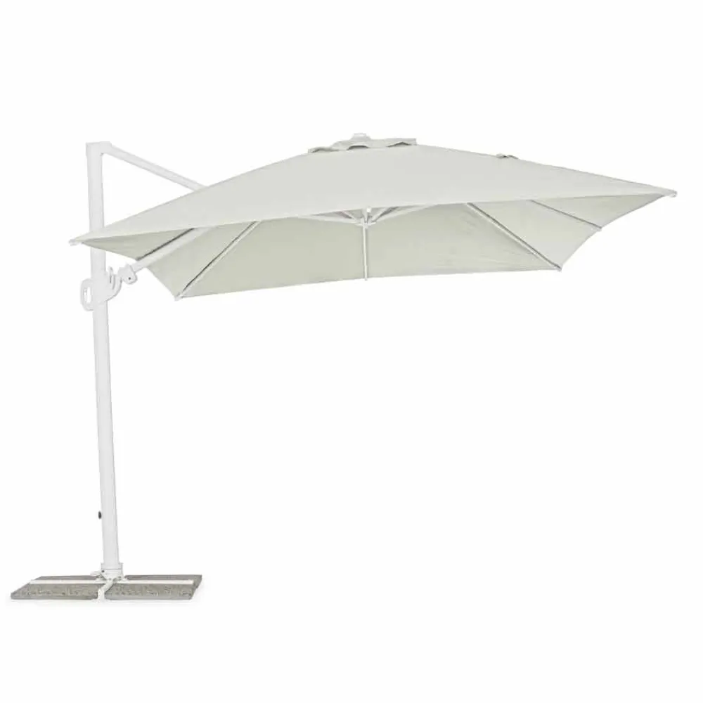 Viadurini in the Garden Gartenschirm-3x4 Aluminium Gartenschirm mit Polyestergewebe - Fasma